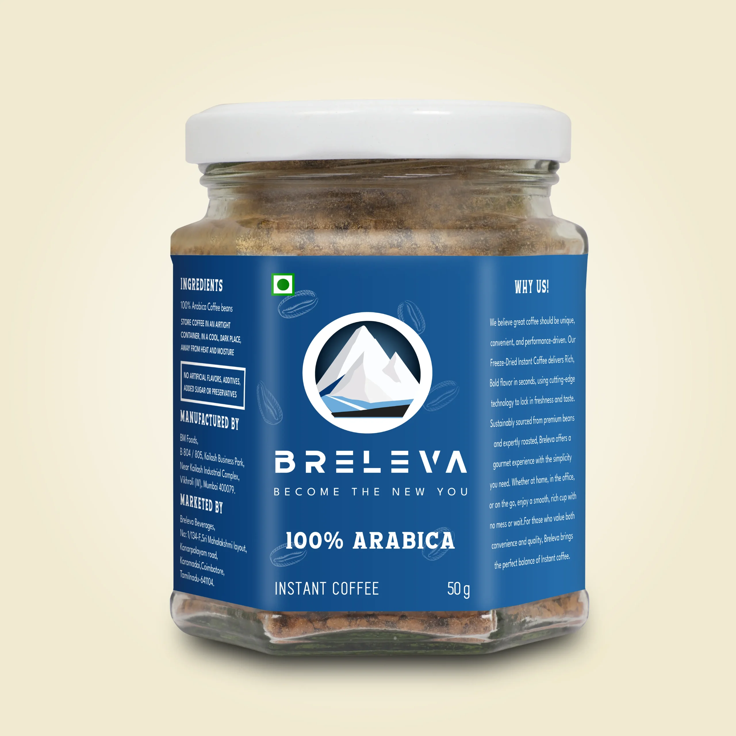Breleva Freeze dried instant coffee