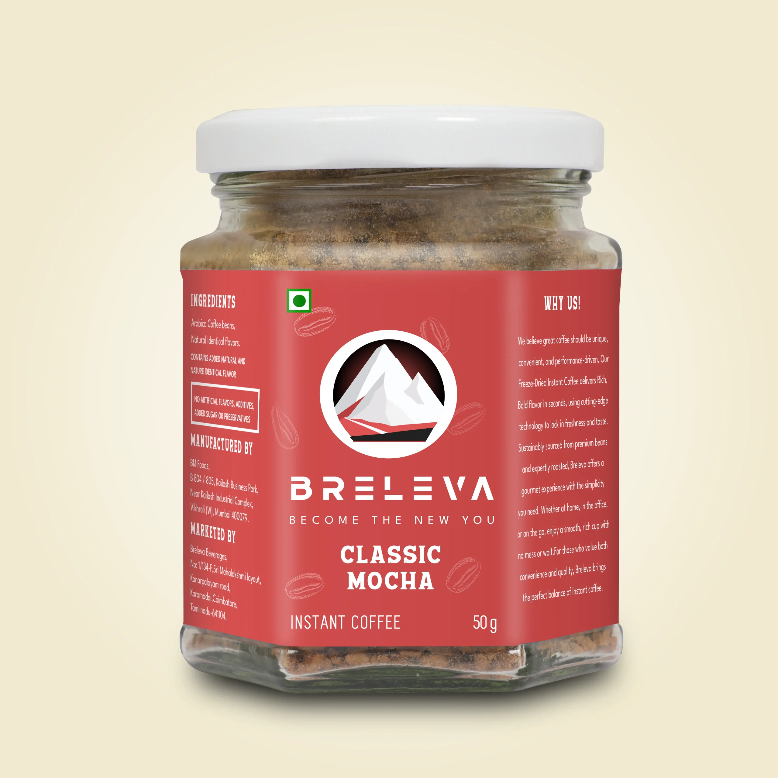 Breleva Mocha Instant Coffee